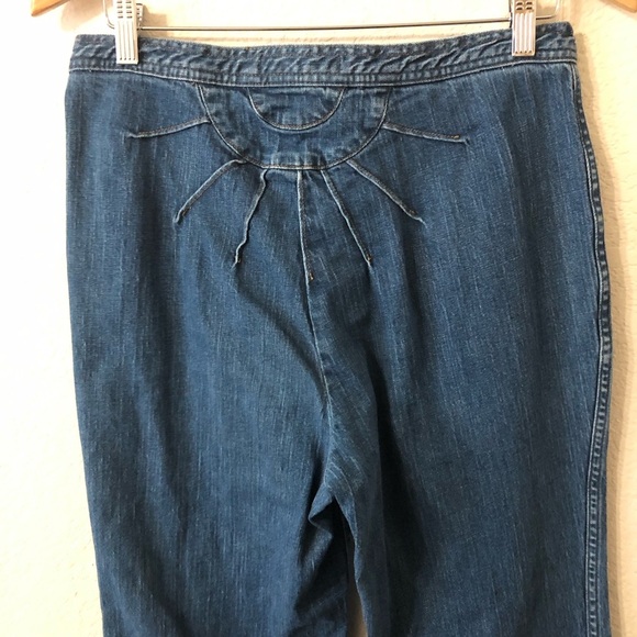Free People Ray of Sunshine High Waisted Denim Flare Jeans - Size 31 - Picture 7 of 11
